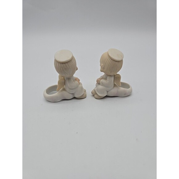 Vintage Precious Moments Candle Climbers "But Love Goes On Forever" - Picture 3 of 11